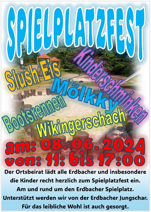 Du betrachtest gerade Spielplatzfest am 08.06.2024