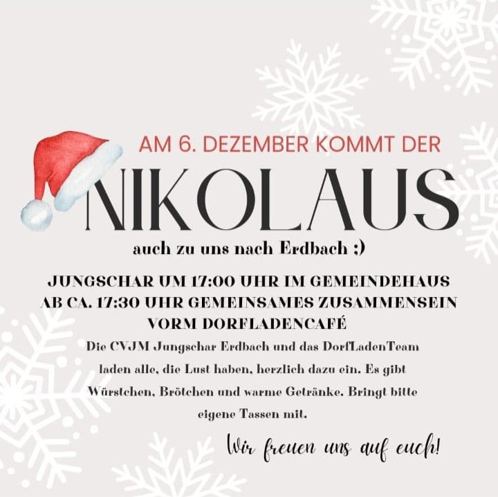 Mehr über den Artikel erfahren Am 6. Dezember kommt der Nikolaus