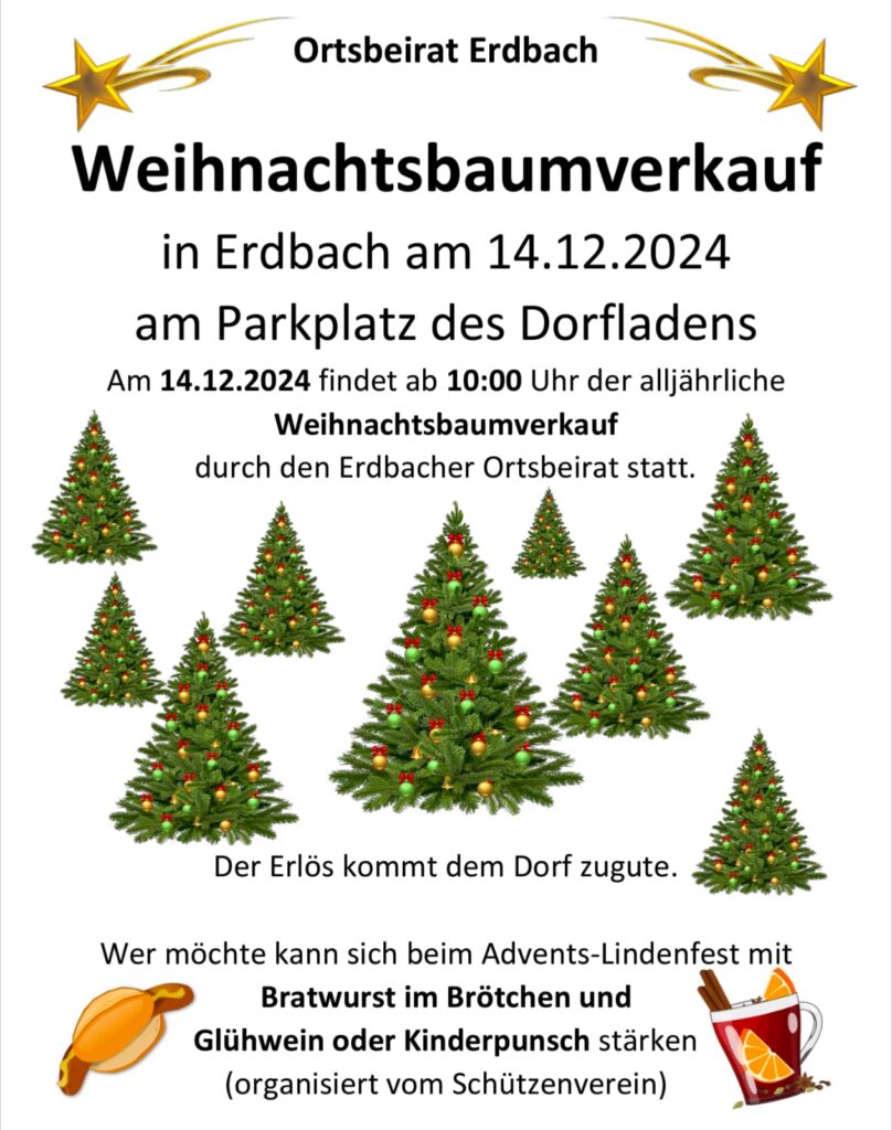 Mehr über den Artikel erfahren Adventslindenfest und Weihnachtsbaumverkauf am 14.12.2024 ab 10:00 Uhr