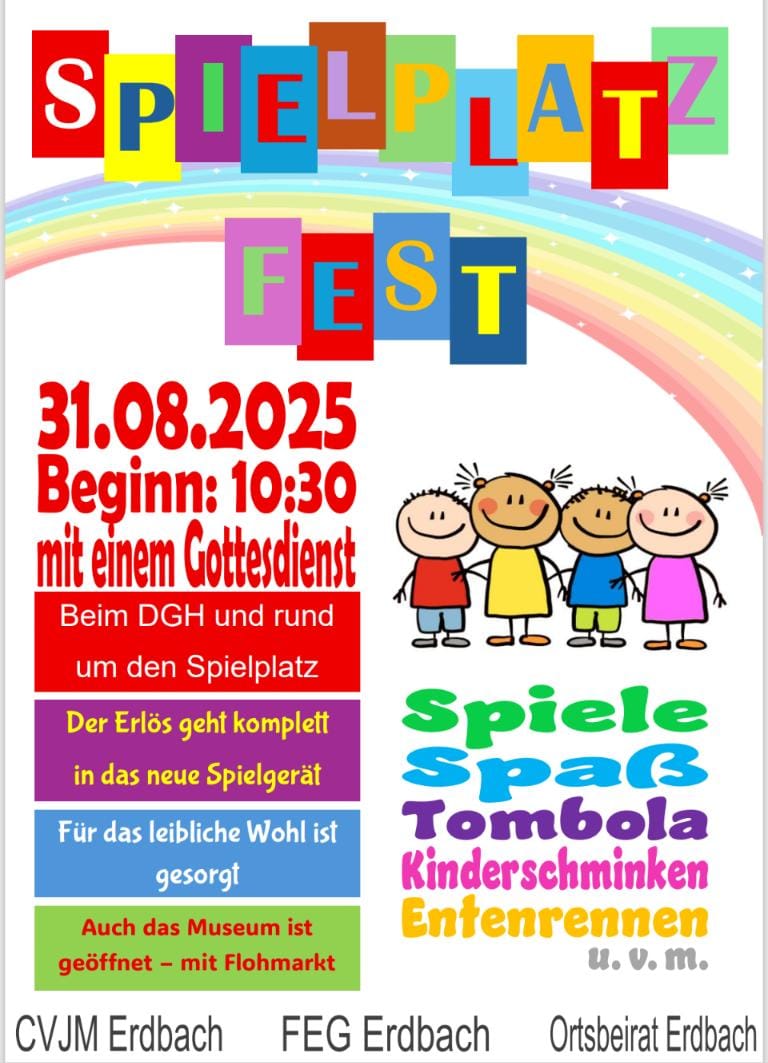 Du betrachtest gerade Spielplatzfest am 31.08. ab 10:30 Uhr