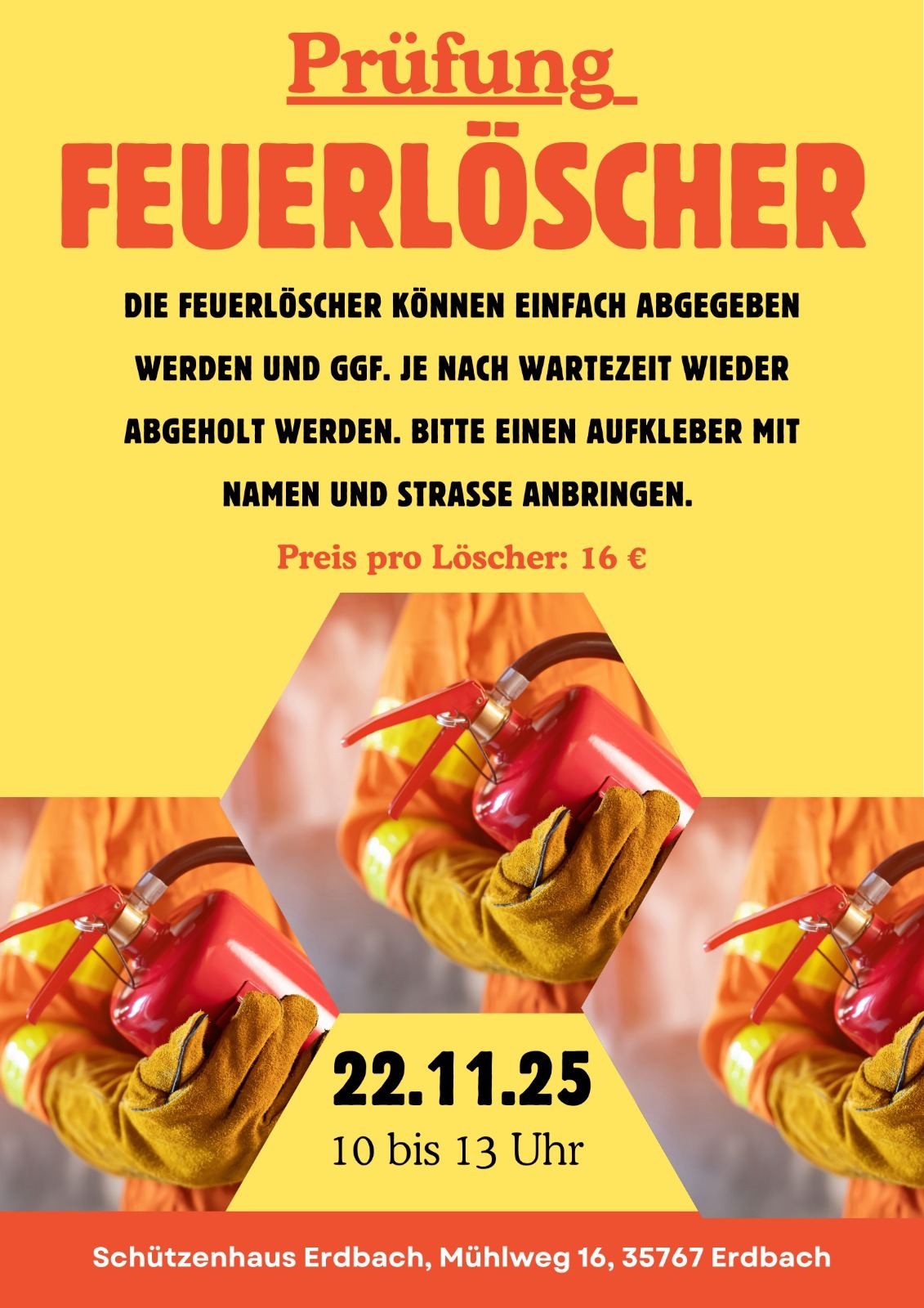 Du betrachtest gerade Reminder: Feuerlöscherprüfung am 22.11.2025
