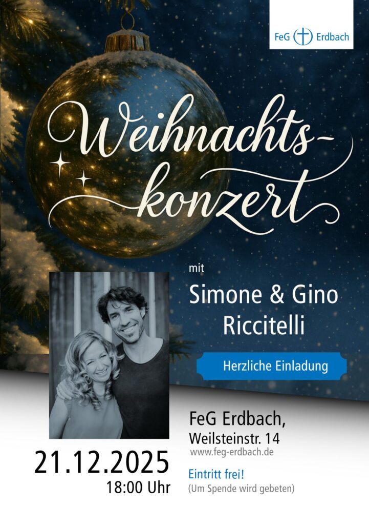 Mehr über den Artikel erfahren Weihnachtskonzert am 21.12.2025