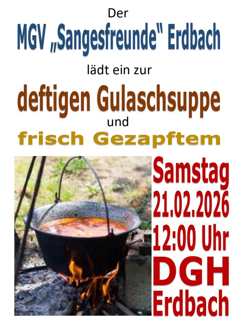 Du betrachtest gerade Gulaschsuppenessen am 21.02.2026 ab 12 Uhr im DGH
