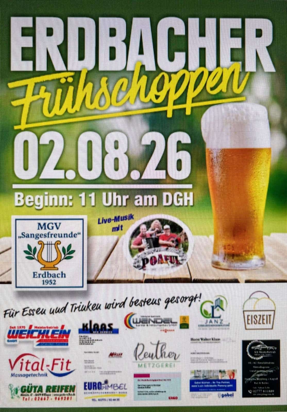 Du betrachtest gerade Bürgerfrühschoppen am 02.08.2026 ab 11 Uhr